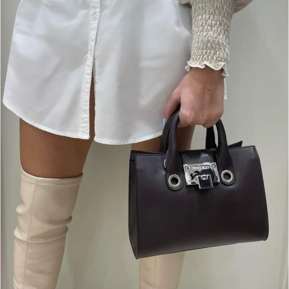 Jimmy Choo Black Satchel Bag